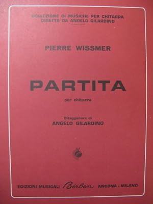 WISSMER Pierre Partita Dédicace Guitare 1971