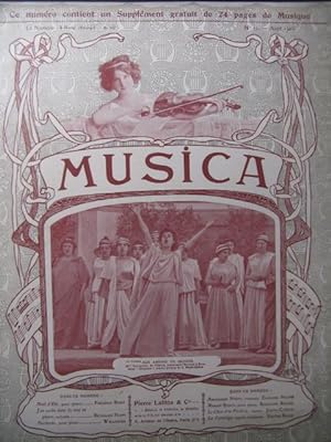 Album Musica No 11 Chant Piano Août 1903
