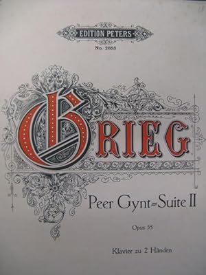 GRIEG Edvard Peer Gynt Suite 2 Piano