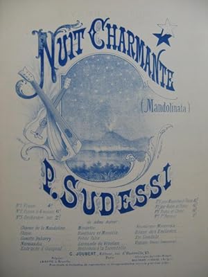SUDESSI P. Nuit Charmante Piano Mandoline