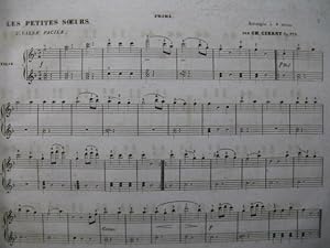 CZERNY Ch. Les Petites Soeurs 2e Valse op 773 Piano 4 mains 1846