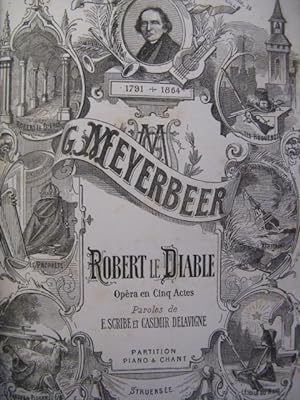 MEYERBEER G. Robert le Diable Opéra ca1853