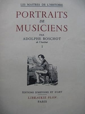 BOSCHOT Adolphe Portraits de Musiciens 1 Dédicace 1946
