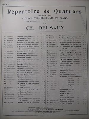 RABAUD Henri La Fille de Roland Trio 1904