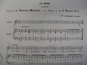 Le Ménestrel Journal 1839 Ennes Berr Chant Piano