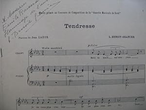 BENOIT-GRANIER Léontine Tendresse Dédicace Chant Piano