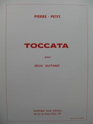 PETIT Pierre Toccata pour deux Guitares 1972