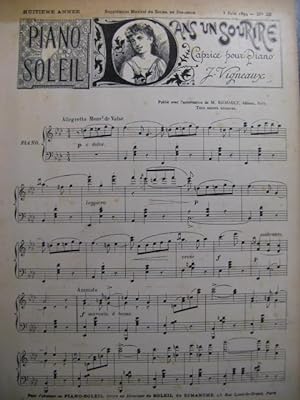 Piano Soleil No 22 Juin 1894 Vigneaux Bach Piano