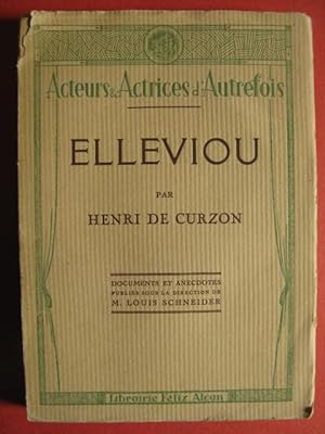 DE CURZON Henri Elleviou 1930