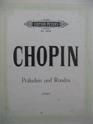 CHOPIN Frédéric Präludien und Rondos Piano