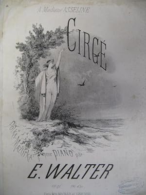 WALTER E. Circé Polka Piano ca1860