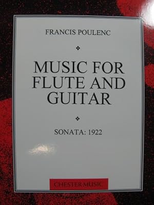 POULENC Francis Sonata 1922 Flute Guitare 1989