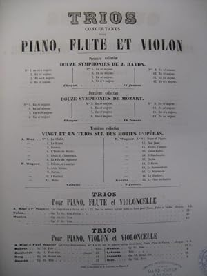 BALFE M. W. L'Etoile de Séville Flute Violon Piano ca1850