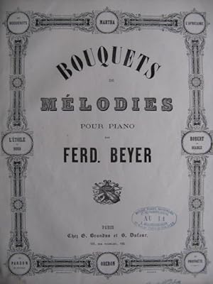BEYER Ferdinand Robert le Diable Piano XIXe