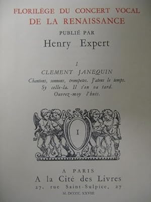 EXPERT Henry Florilège du Concert Vocal de la Renaissance Chant