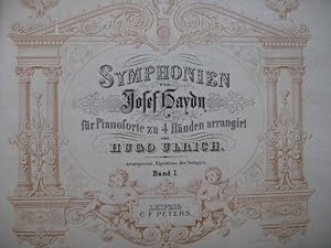 HAYDN Joseph Symphonien Band I & II Piano 4 mains XIXe