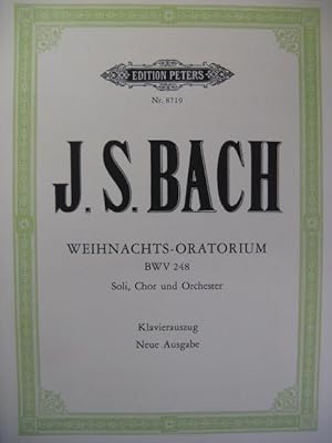 BACH J. S. Weihnachts Oratorium Chant Piano