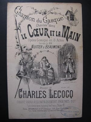 LECOCQ Charles Chanson du Casque Chant XIXe