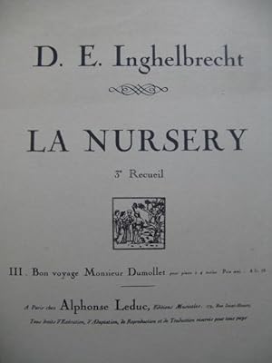 INGHELBRECHT D. E. Bon Voyage Monsieur Dumollet Piano 4 mains 1920