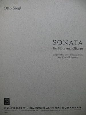 SIEGL Otto Sonata Flute Guitare