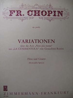 CHOPIN Frédéric Variations Flute Guitare 1988