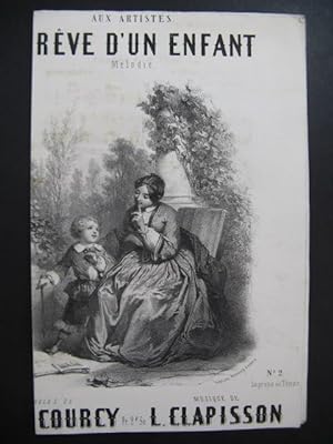 CLAPISSON Louis Le Rêve d'un Enfant Chant Guitare ca1837