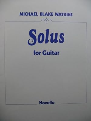 BLAKE WATKINS Michael Solus for Guitar Guitare 1977