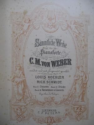 WEBER Sämmtliche Werke Pièces pour Piano