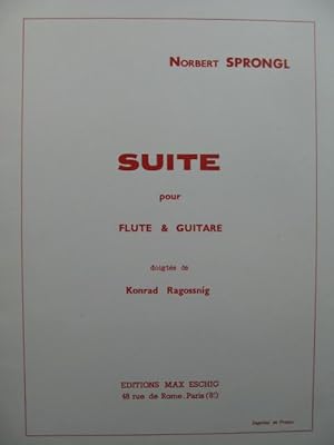 SPRONGL Norbert Suite Flute Guitare 1975
