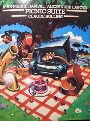 BOLLING RAMPAL LAGOYA Picnic Suite Piano Flute Guitare 1980