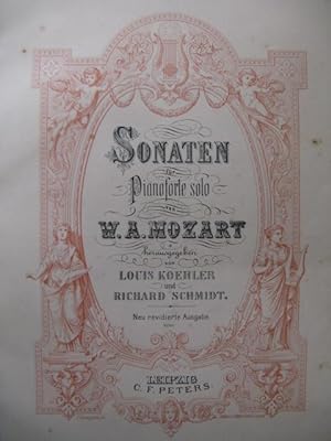 MOZART W. A. Sonates Piano 1908