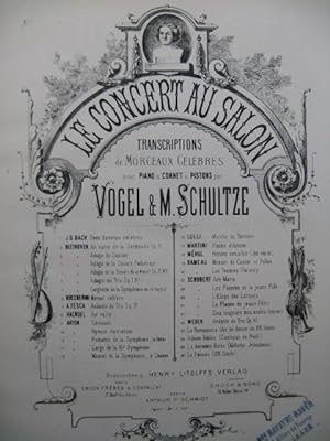 BEETHOVEN Thème varié de la Sérénade Piano Violon ou Flûte XIXe