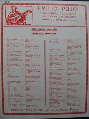 DE FALLA Manuel Seguidilla Asturiana Chant Guitare 1957