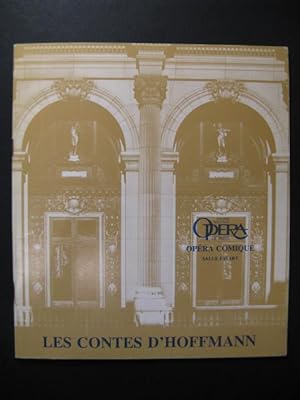 OFFENBACH Jacques Les Contes d'Hoffmann Programme Opera Paris 1982