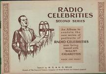 RADIO CELEBRITIES; Second Series, : an album to contain the new series of portraits of radio cele...