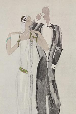 Soir de Paris. Robe du soir, de Martial et Armand (pl.5, La Gazette du Bon ton, 1922 n°1)