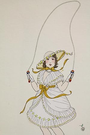Costumes parisiens. Costume d'une Demoiselle de 6 à 8 ans (pl.83, Journal des Dames et des Modes,...