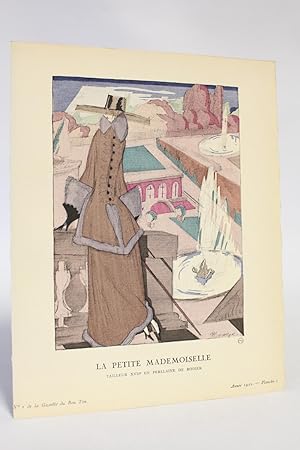 La Petite Mademoiselle. Tailleur XVIIe en perllaine de Rodier (pl.1, La Gazette du Bon ton, 1922 ...