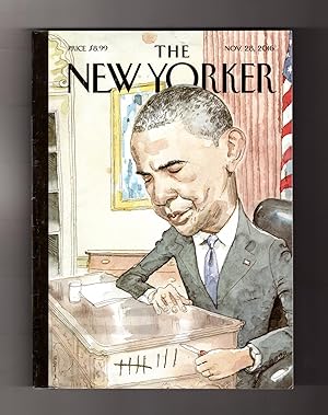 The New Yorker - November 28, 2016. Barack Obama; Freezing Cure; Black Mirror; Fake Art Factory; ...