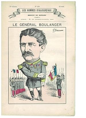 Les Hommes d'aujourd'hui n° 229. Le Général Boulanger.