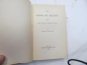The Sense of Beauty