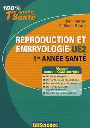 Reproduction et embryologie-UE2