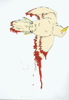 Blood Feathers. Numbered 2 of 5. Signed by the Artist.