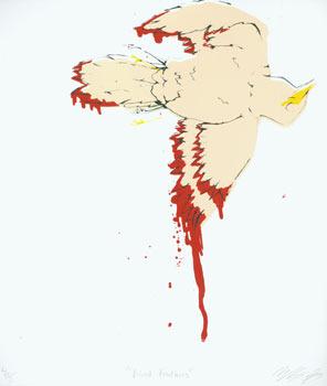 Blood Feathers. Numbered 4 of 5. Signed by the Artist.
