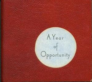 A Year Of Opportunity.