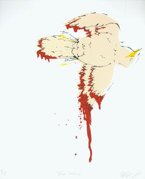 Blood Feathers. Numbered 5 of 5. Signed by the Artist.