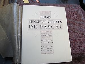 Trois Pensees Inedites de Pascal