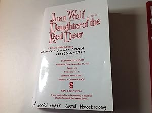 Daughter of The Red Deer-Advance Galley/Uncorrected Proofs