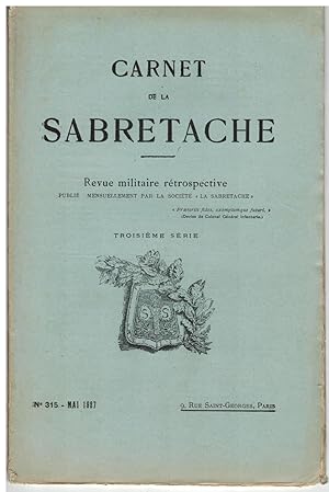 Carnet de la Sabretache, n° 315, mai 1927.