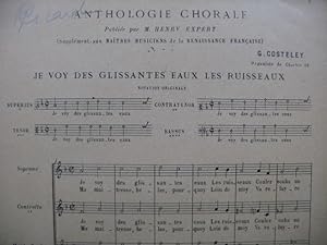 COSTELEY Guillaume Je voy des Glissantes Eaux Renaissance Chant